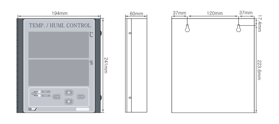 kích thước đồng hồ FOX-301JR1